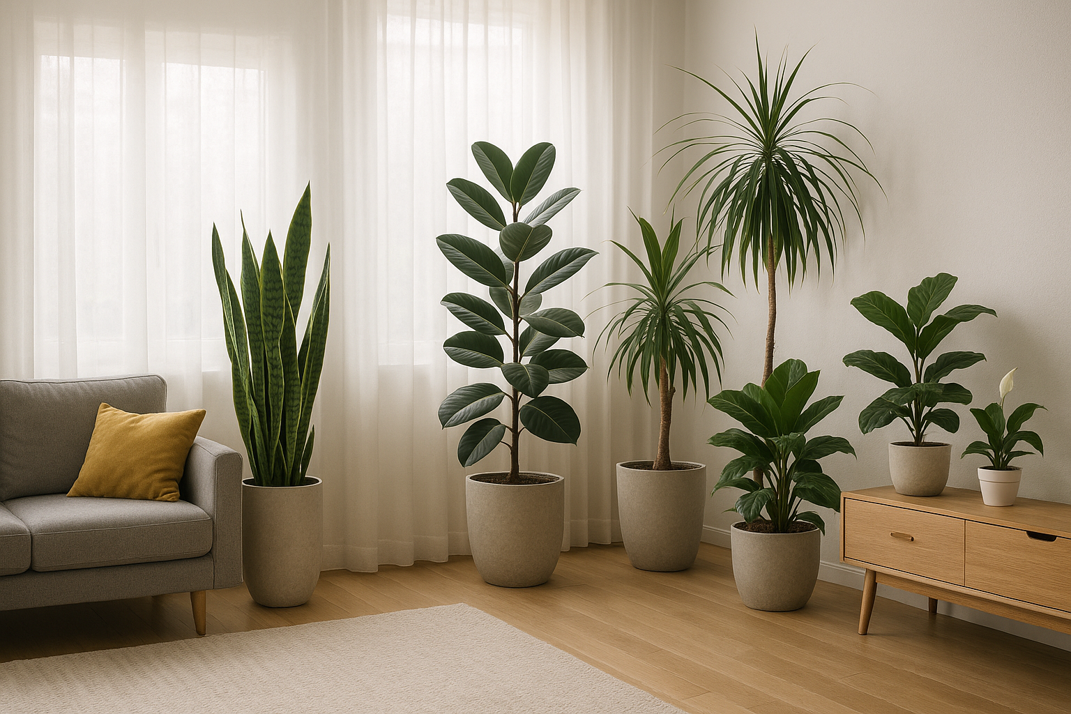 Piante da interno alte e resistenti: perfette per chi ha poca luce