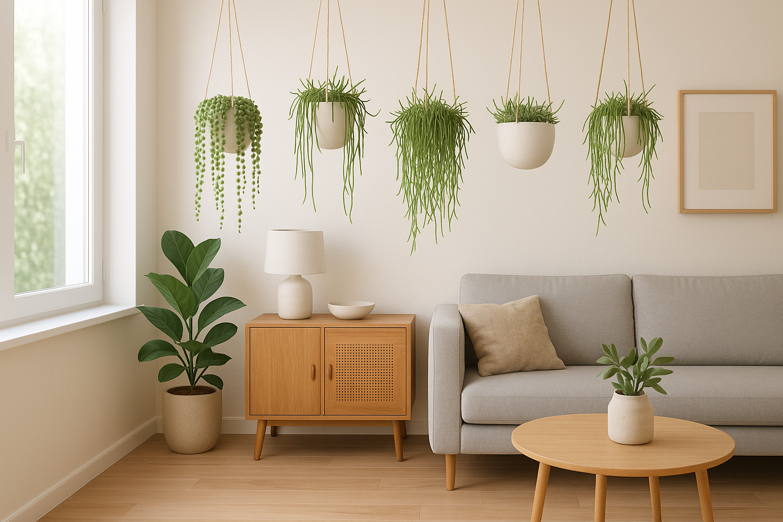 Piante grasse pendenti: idee per decorare la casa con eleganza