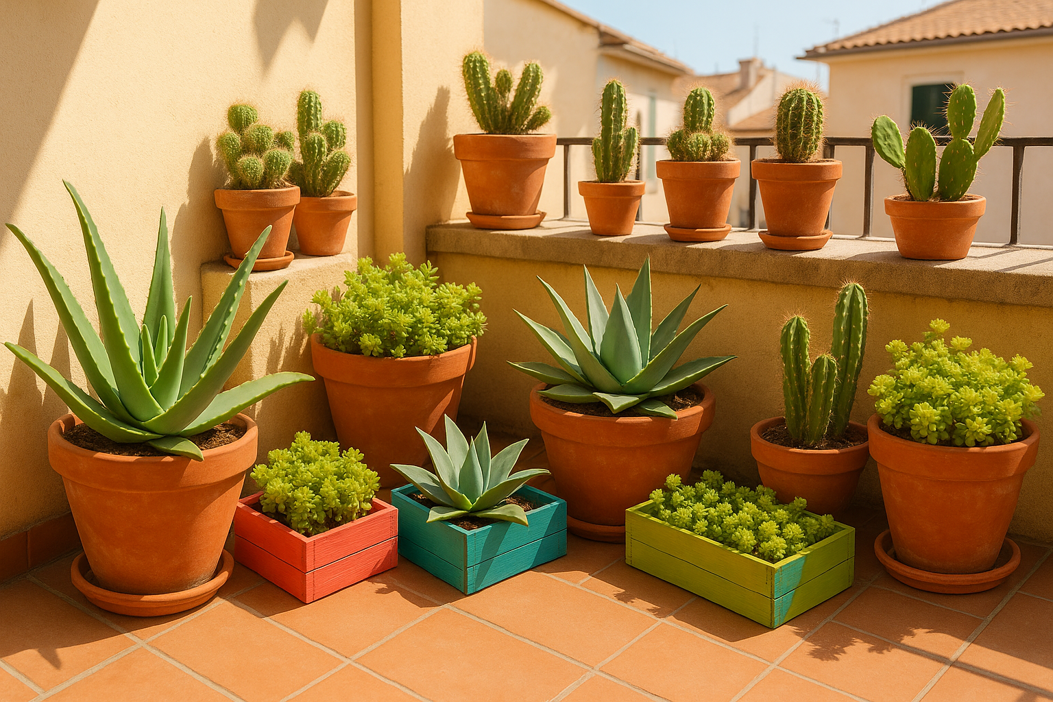 Le migliori piante grasse per un balcone soleggiato: varietà e consigli di cura