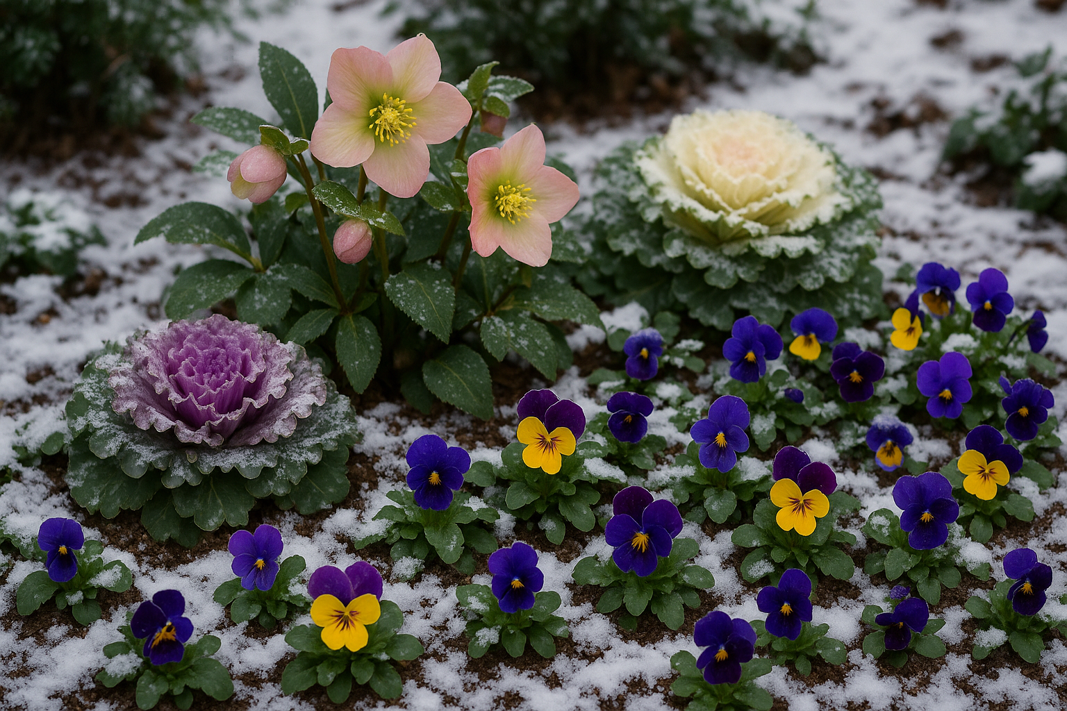 Piante da esterno resistenti al gelo: idee per aiuole e vasi invernali