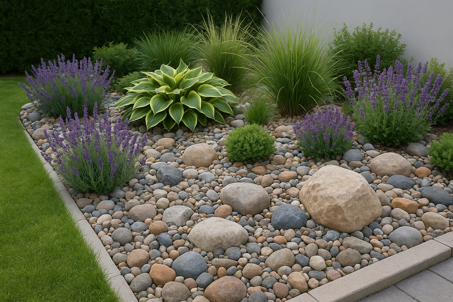 Idee per realizzare aiuole con sassi e piante perenni: soluzioni creative per piccoli e grandi giardini