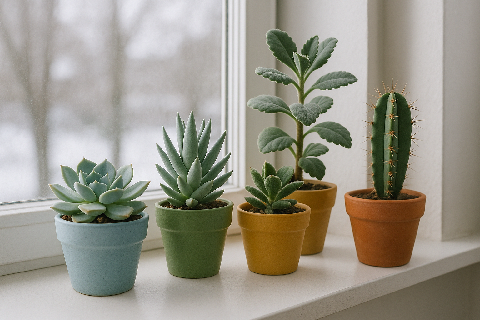 Le piante grasse più adatte all’inverno: cura e idee per decorare casa