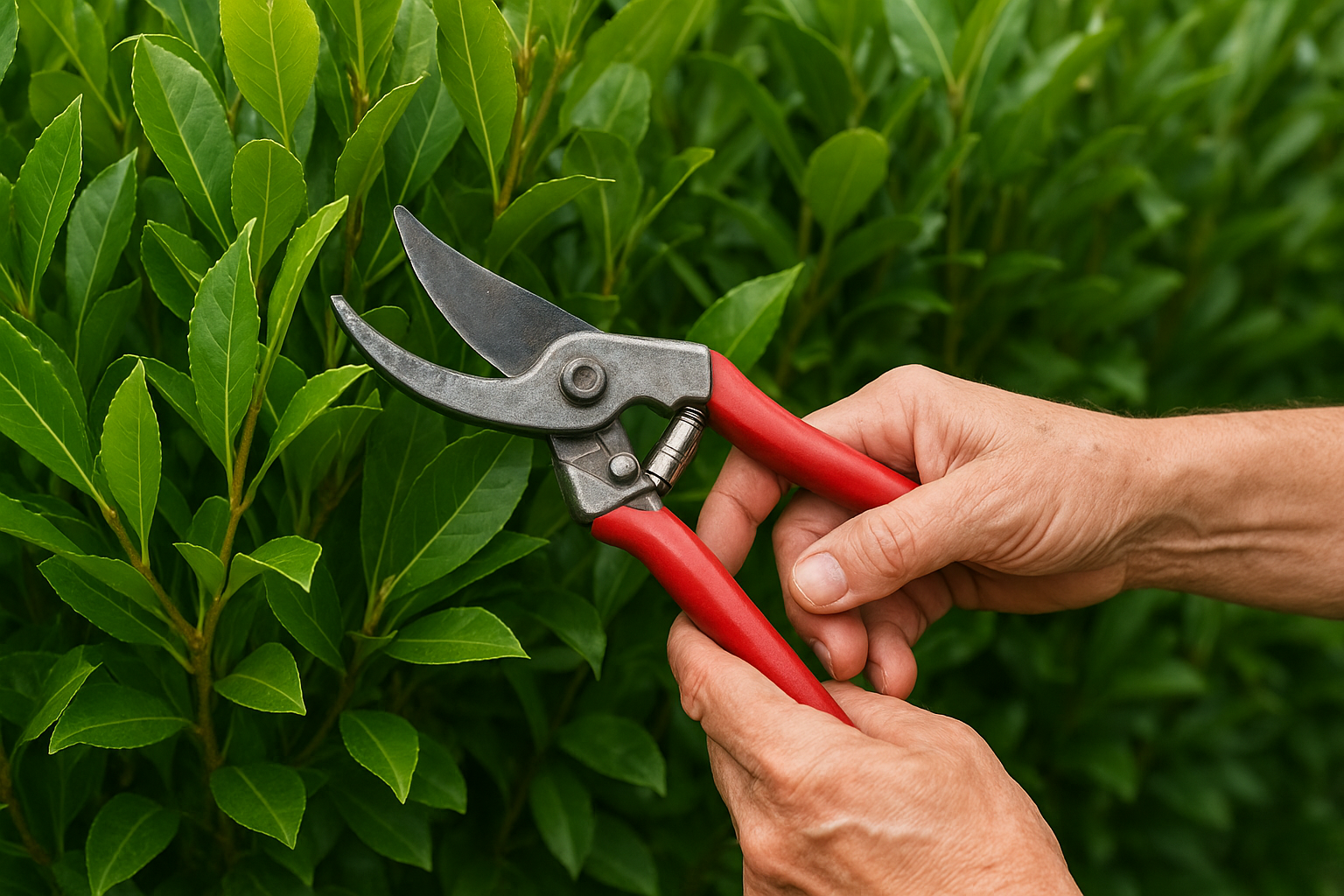 Siepi di alloro: come e quando potarle per risultati perfetti
