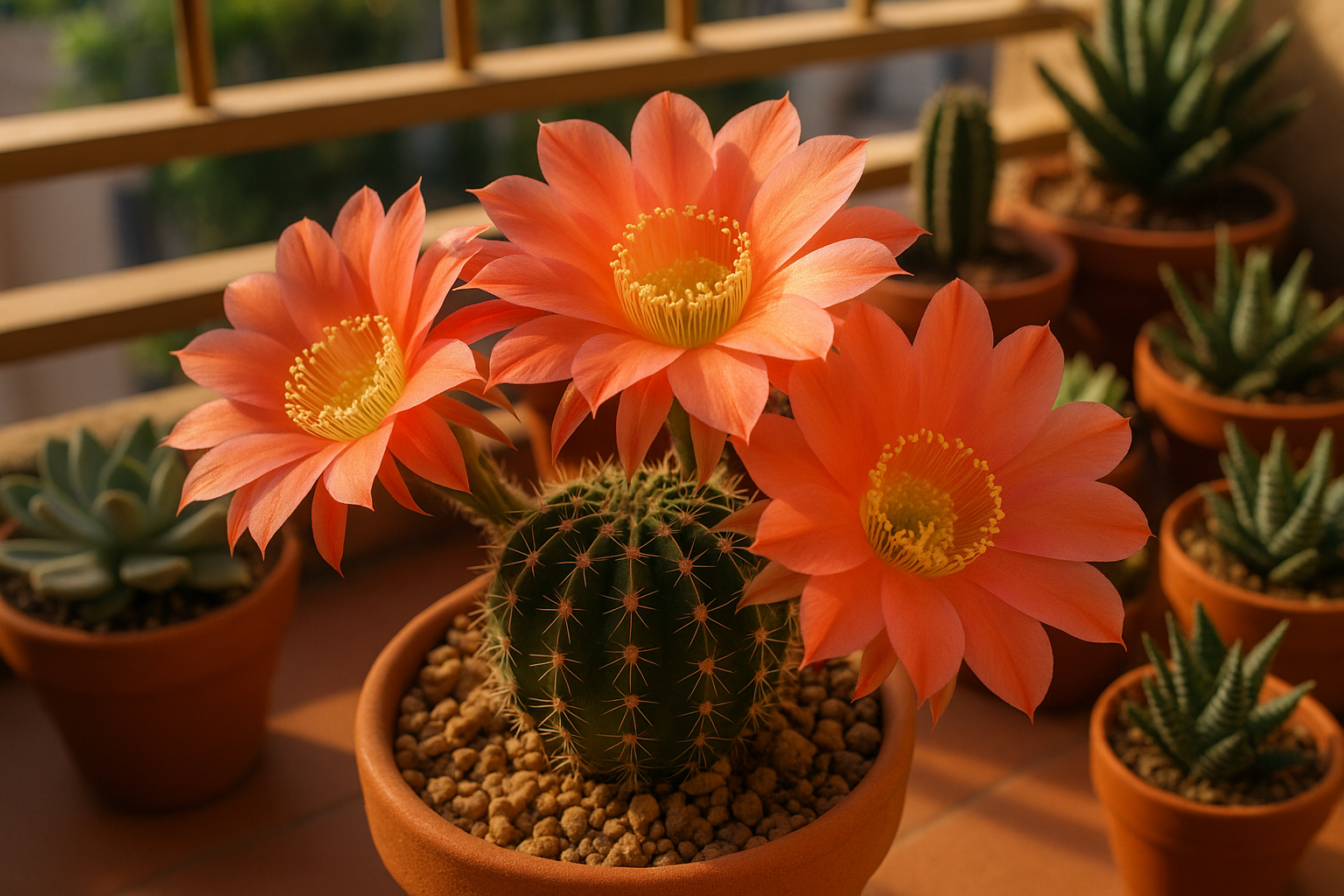 Cura dell’echinopsis: come coltivare e far fiorire la regina delle piante grasse