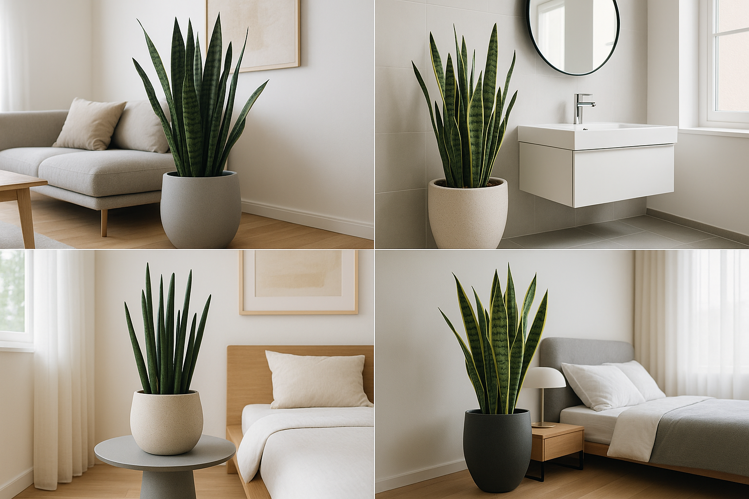 Sansevieria nel design d’interni: idee originali per valorizzare una pianta indistruttibile