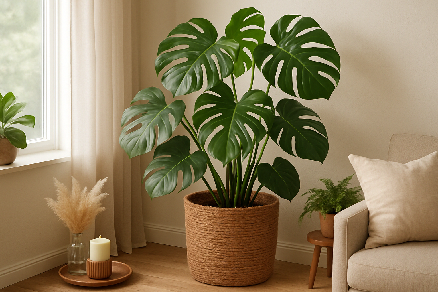 Come dare la giusta esposizione alle piante d’appartamento alte e resistenti