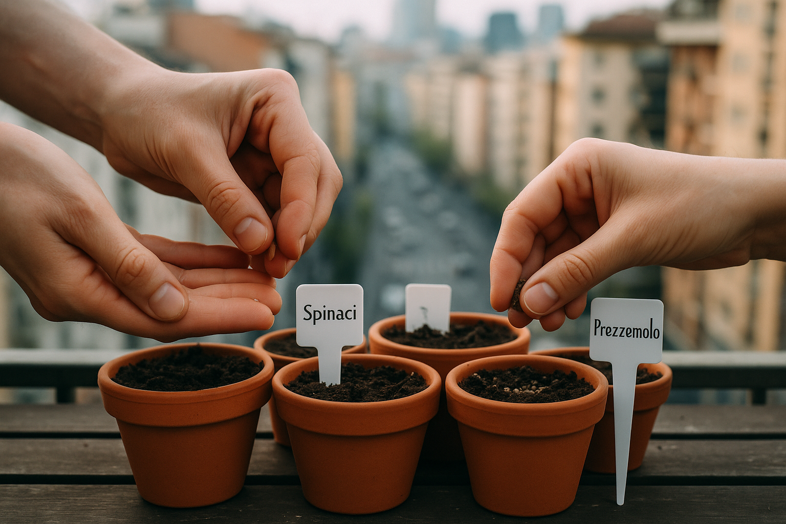 Semina in vaso: cosa piantare a novembre nel tuo orto urbano