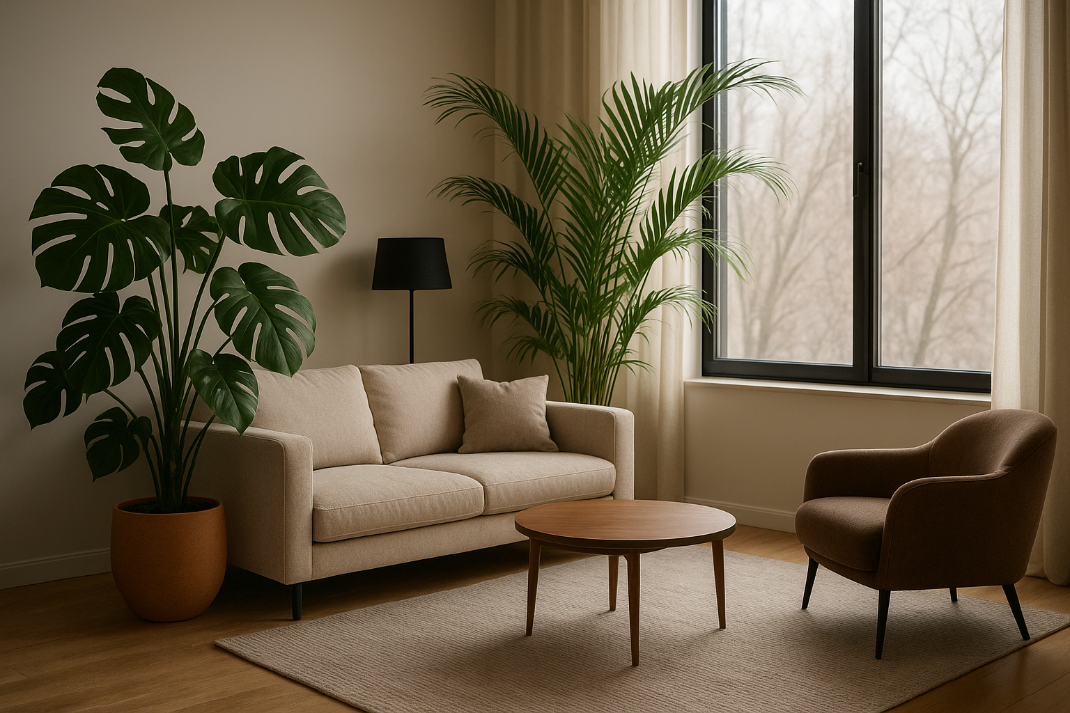 Piante da interno alte e resistenti: come scegliere le varietà perfette per l’inverno in casa