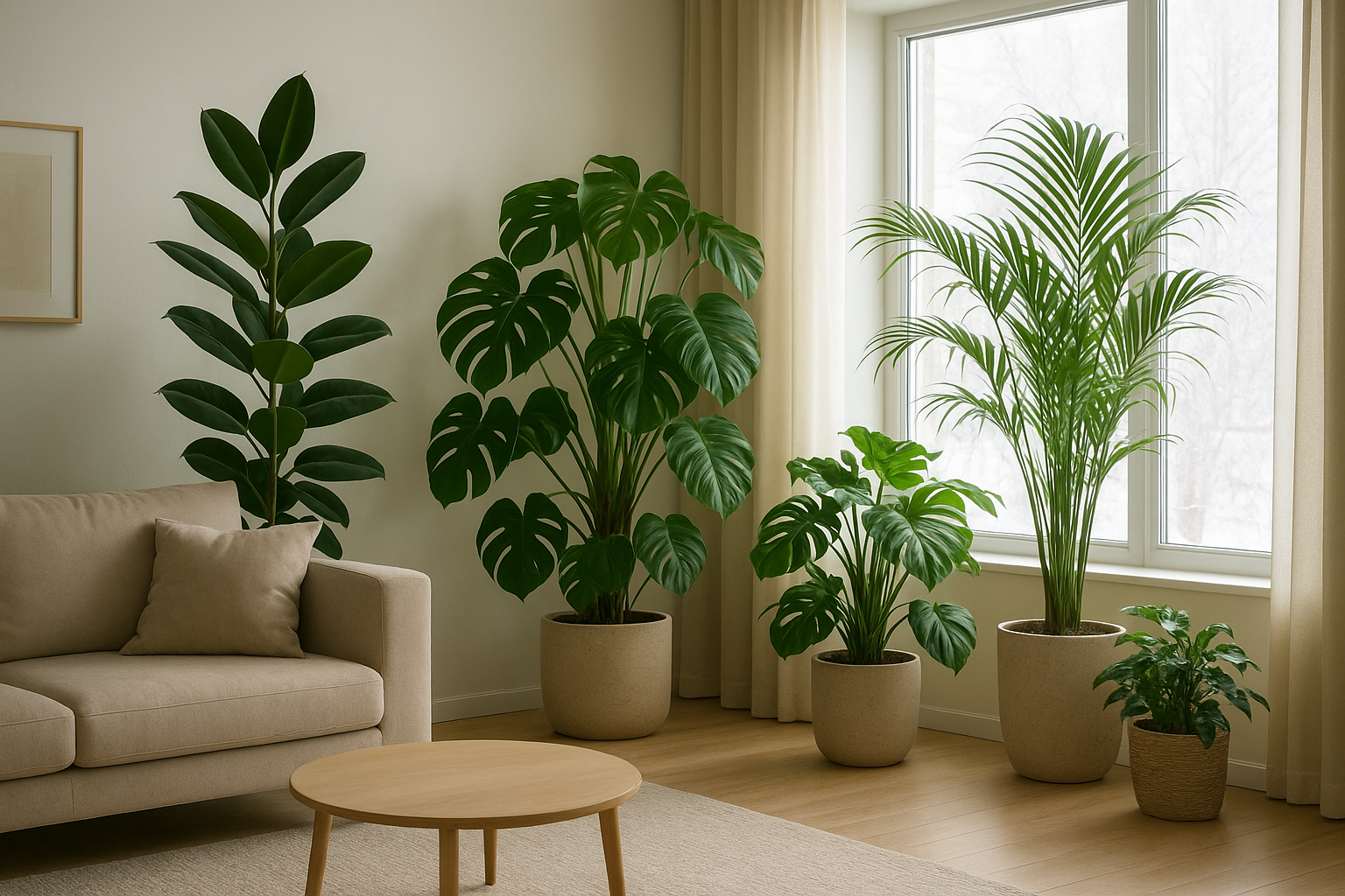 Piante d’appartamento alte e resistenti per la casa in inverno