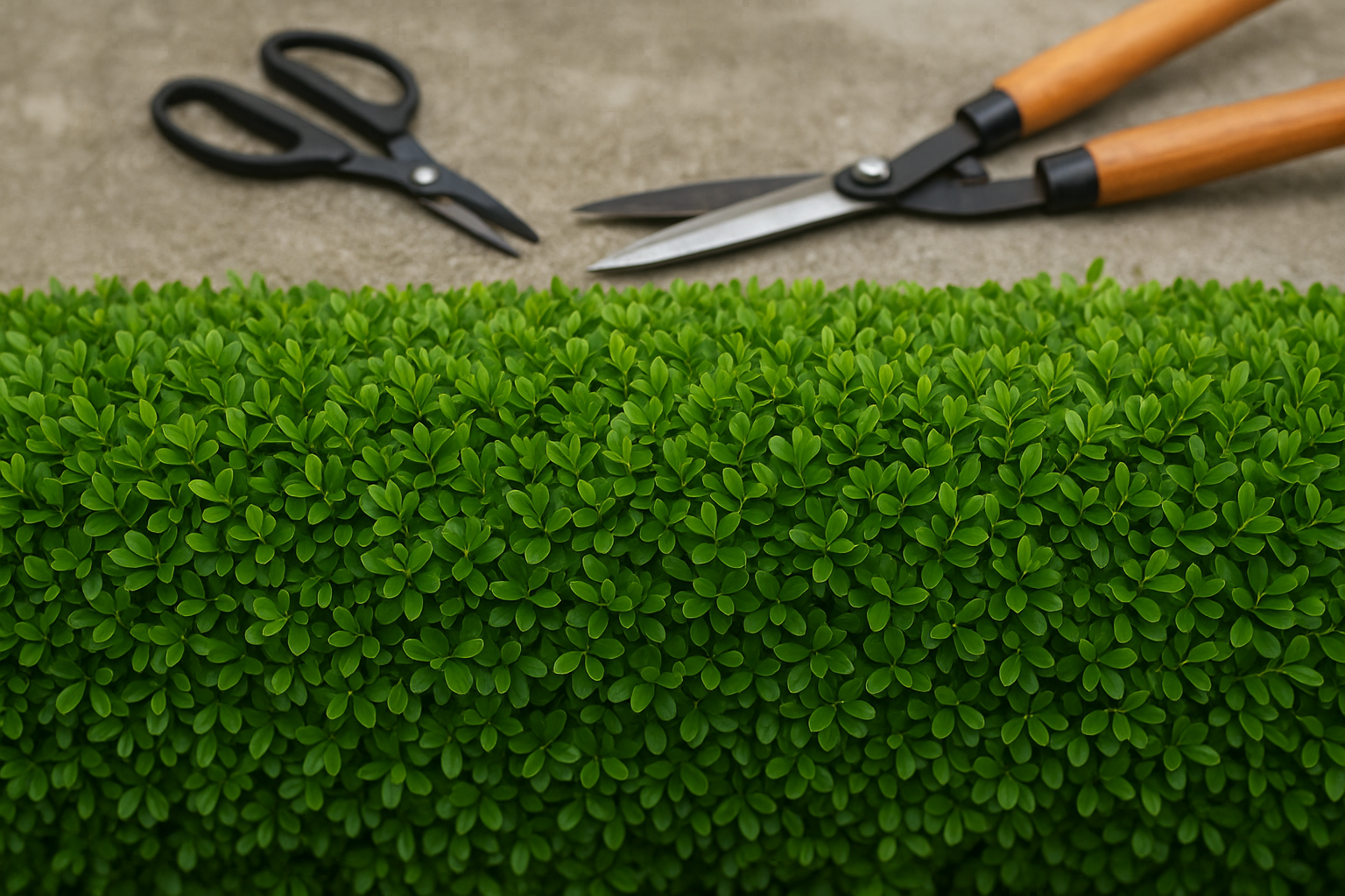 Siepe di bosso: come e quando potare per una siepe sempre ordinata