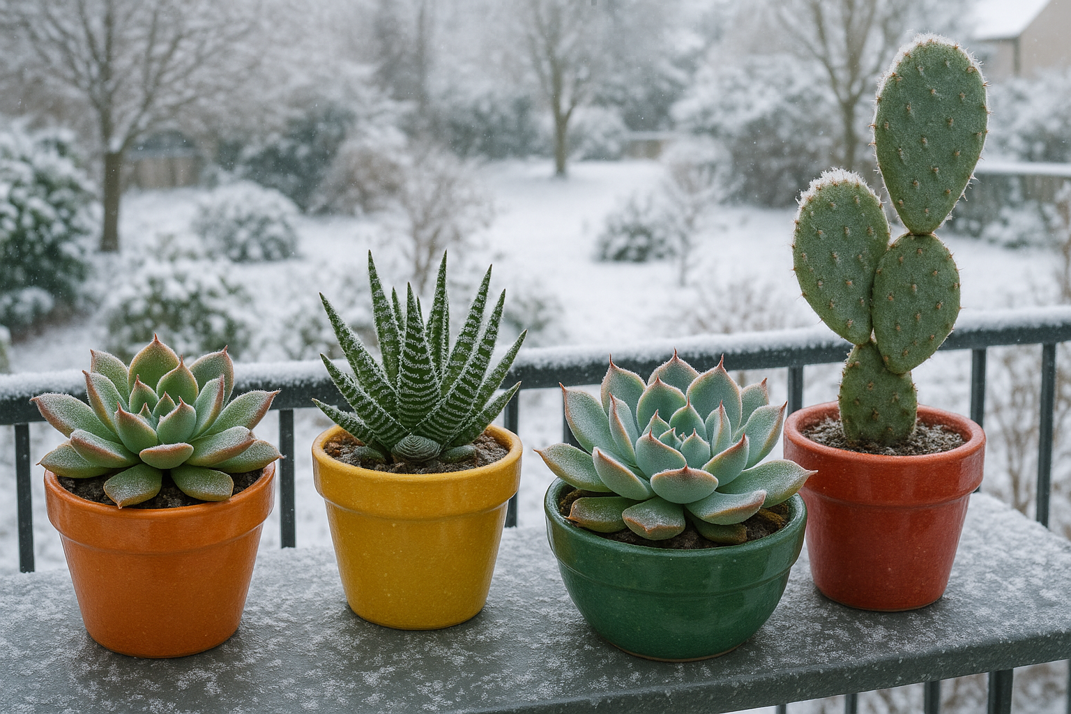 Le migliori piante grasse resistenti al freddo per balconi e giardini
