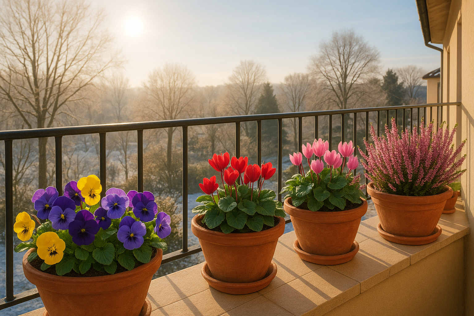 Fiori che resistono al sole anche in inverno: le varietà ideali per balconi e terrazzi esposti