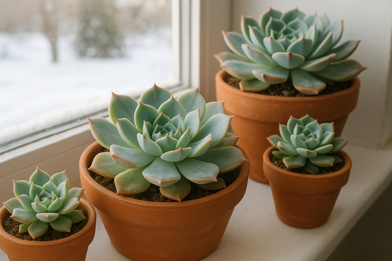 Coltivare le echeveria in vaso: idee creative e tecniche per l’inverno