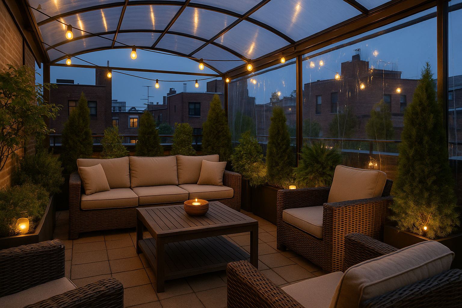 Arredare il terrazzo per l’inverno: idee pratiche e piante resistenti