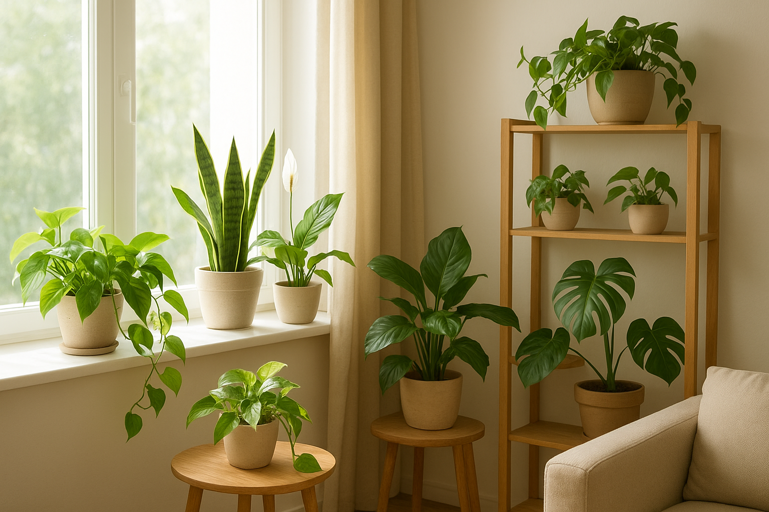 Le migliori piante da interno per depurare l’aria durante l’inverno