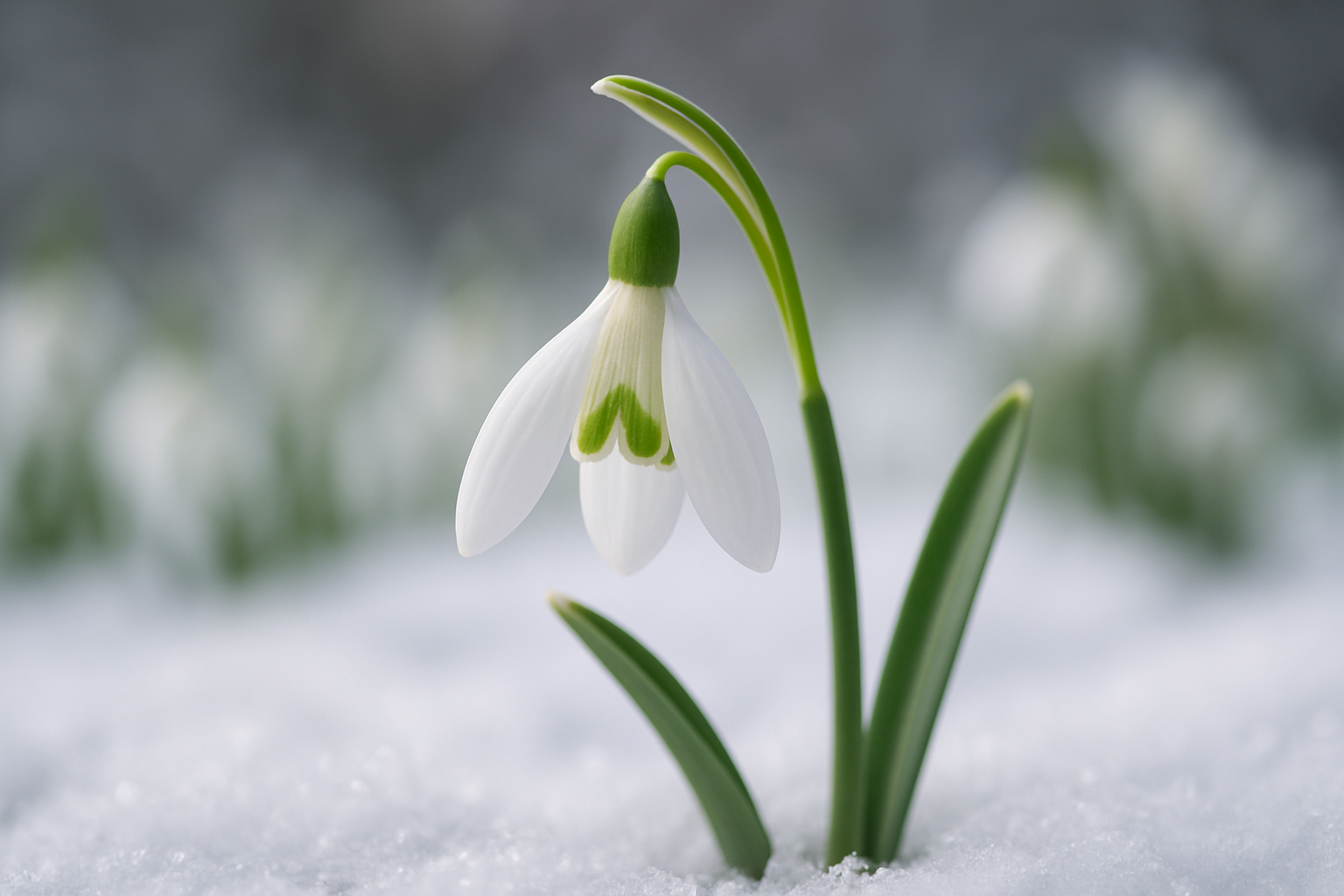 Fiori invernali bianchi: varietà che illuminano il balcone e il giardino nei mesi più freddi