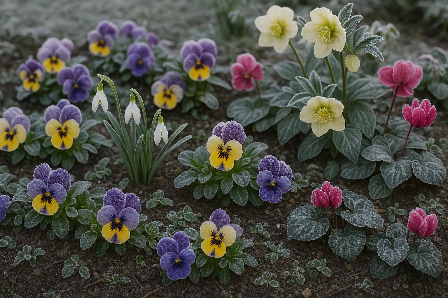 Fiori invernali per aiuole e giardini: le varietà più facili da coltivare