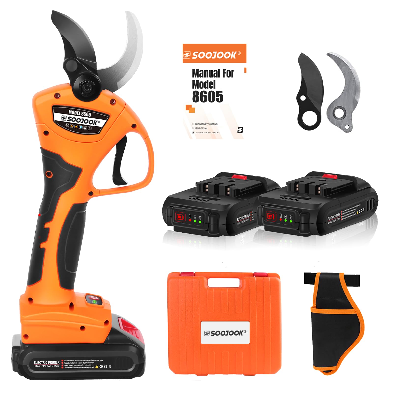 Potatore a batteria SOOJOOK 8605: il compagno ideale per la potatura autunnale del giardino