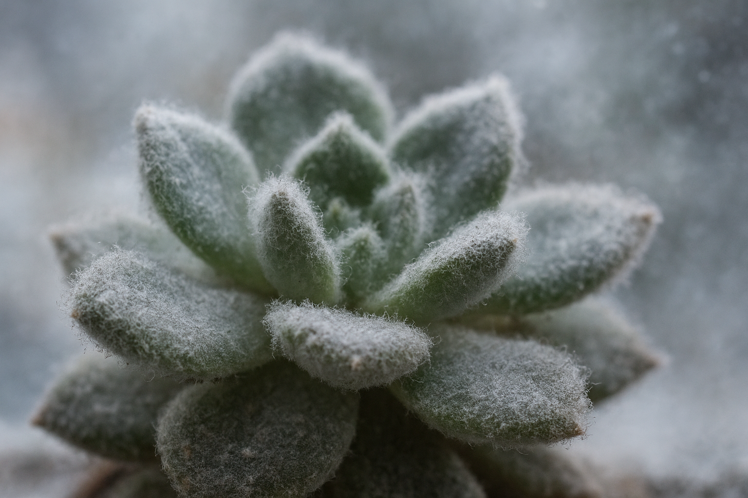 Come riconoscere e curare la muffa grigia sulle piante grasse in inverno