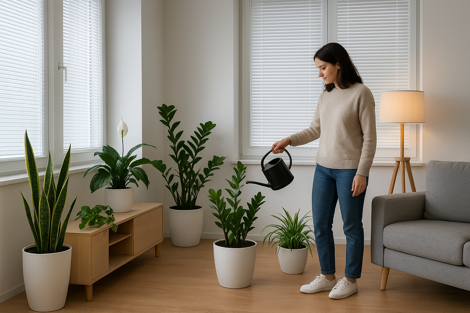 Piante d’appartamento che migliorano la qualità dell’aria in inverno: top 5 facili da curare