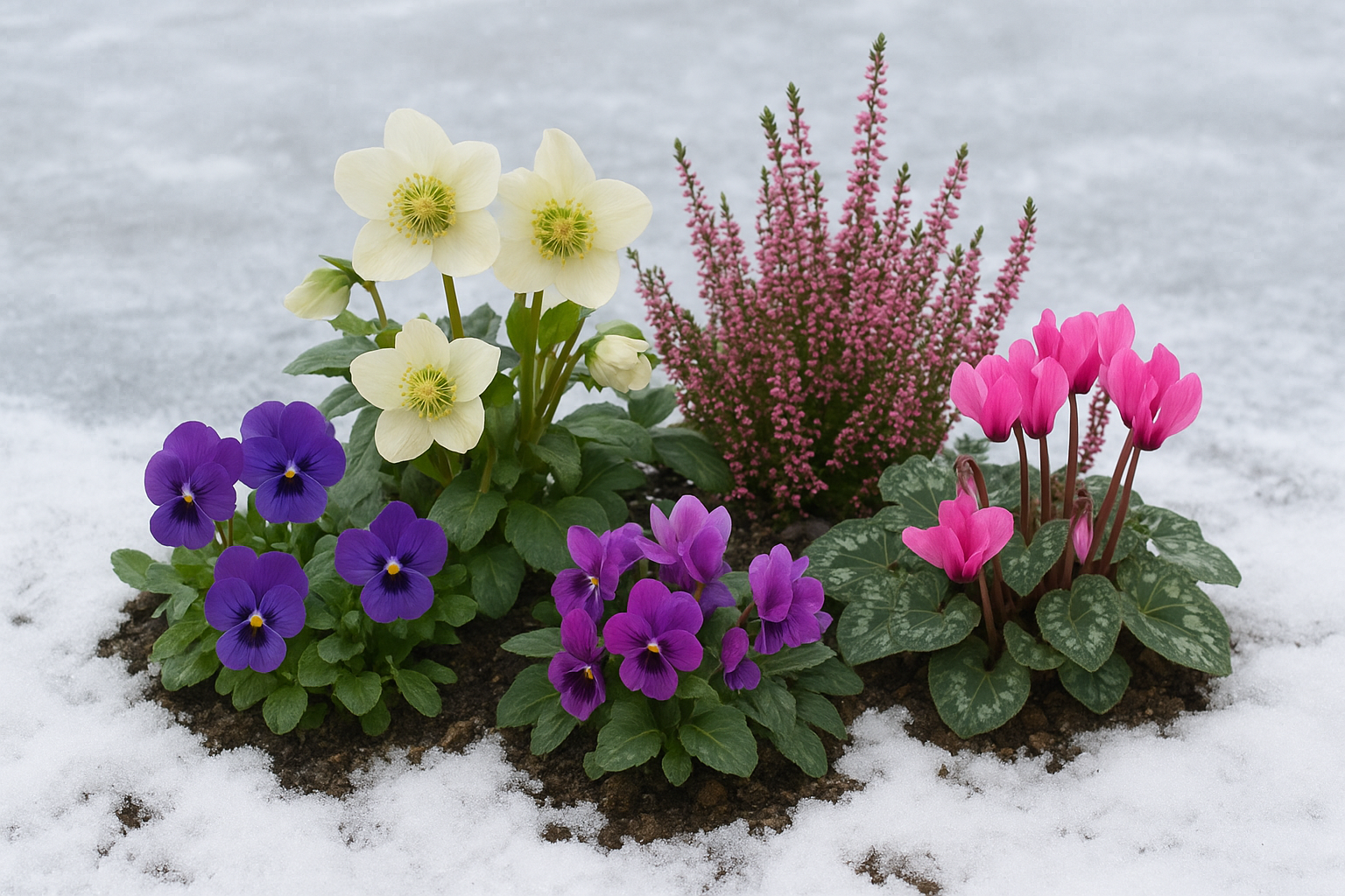 Fiori che sbocciano all’inizio dell’inverno: specie sorprendenti per aiuole e balconi