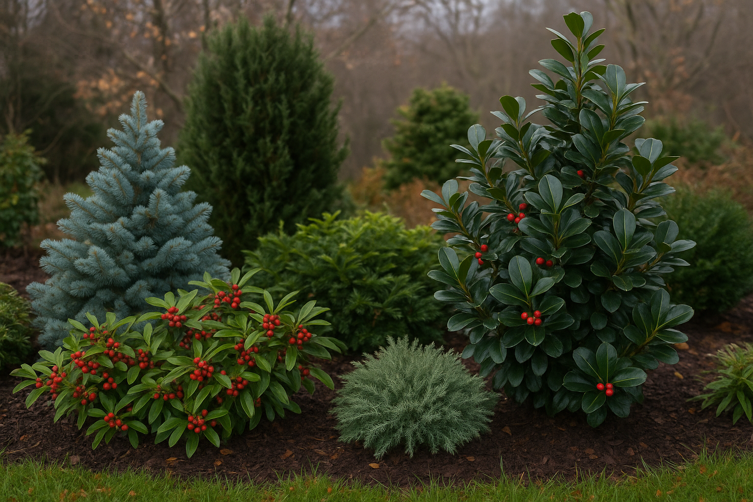 Piante da esterno sempreverdi: quali scegliere per aiuole e terrazzi a novembre