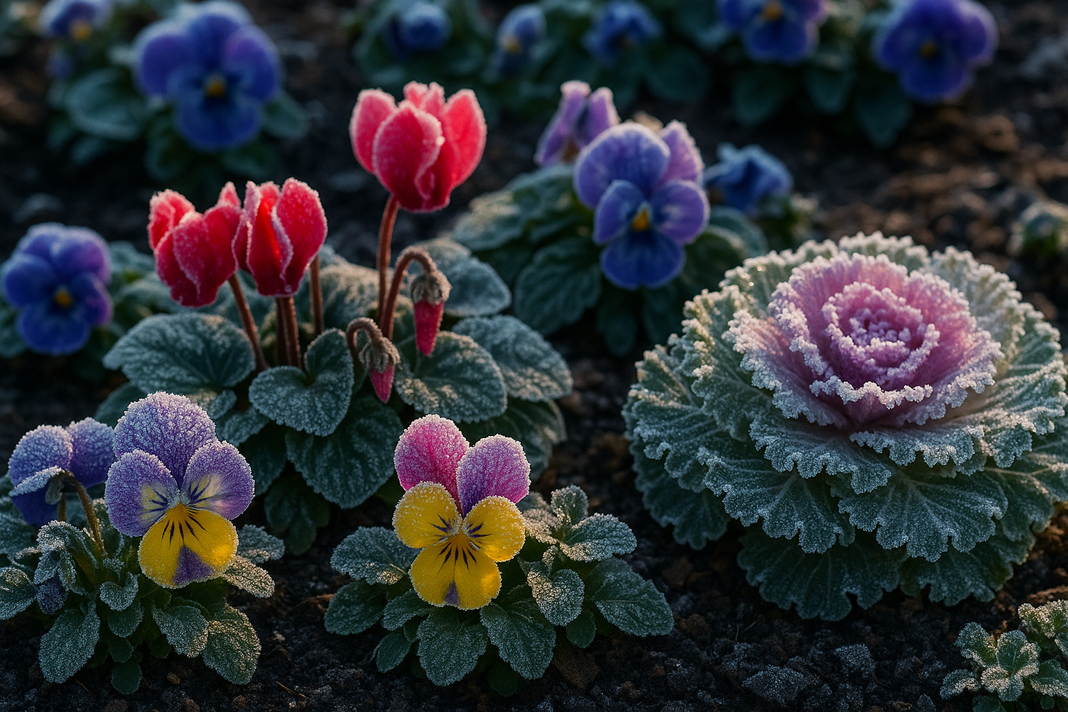 Fiori per giardini d’inverno: le varietà che colorano anche col gelo