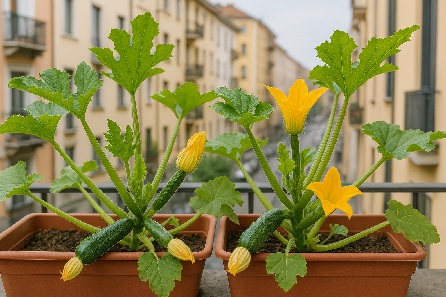 Coltivare le zucchine in vaso: il metodo vincente per raccolti anche in città