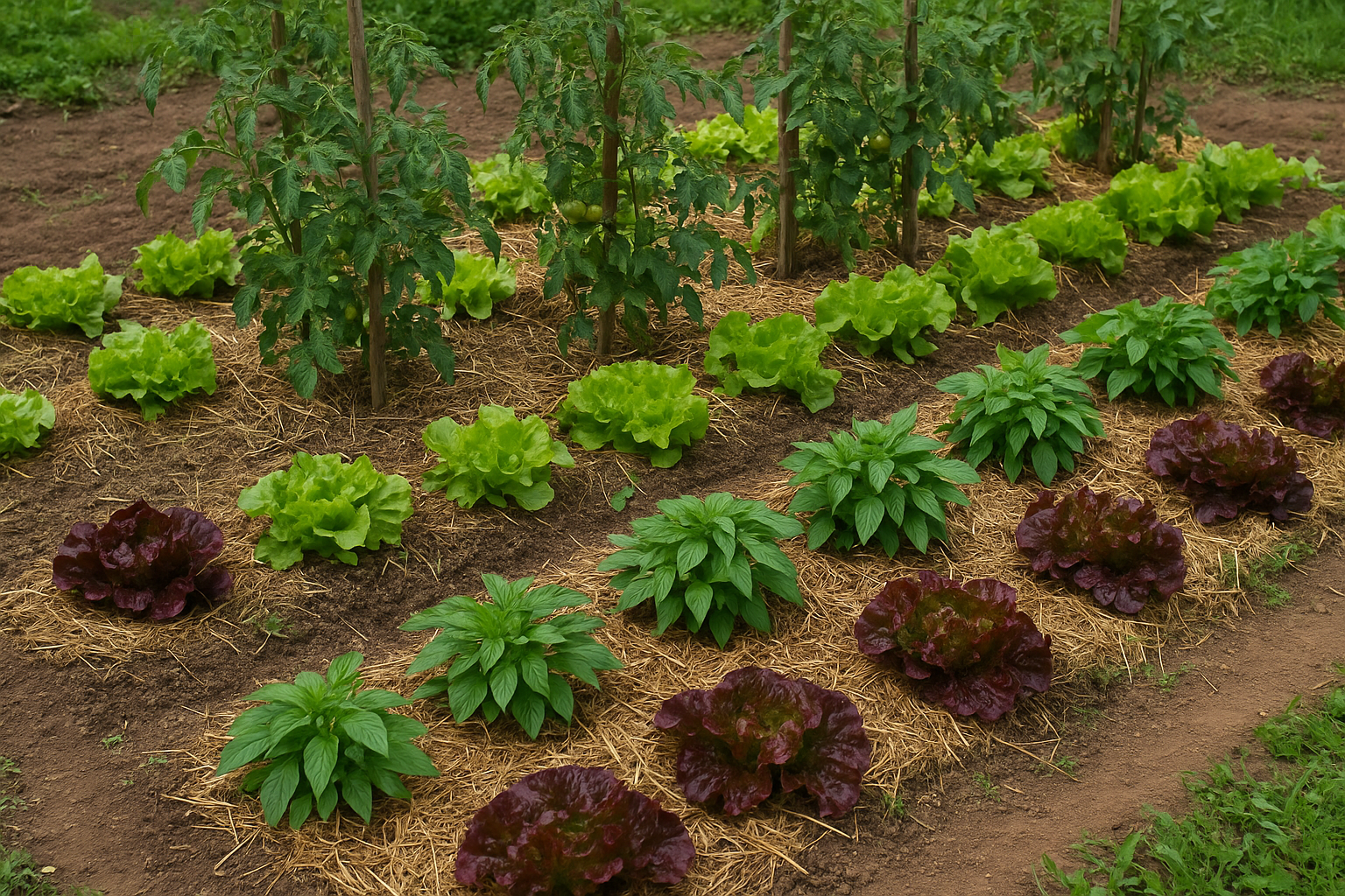 Consociazione nell’orto: come abbinarla alle tecniche di pacciamatura per ortaggi sani e produttivi