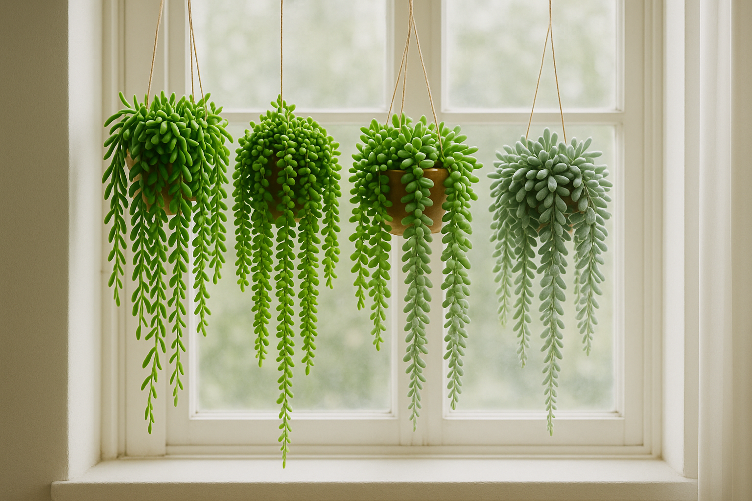 Le migliori piante grasse pendenti per decorare interni ed esterni: varietà e cura invernale
