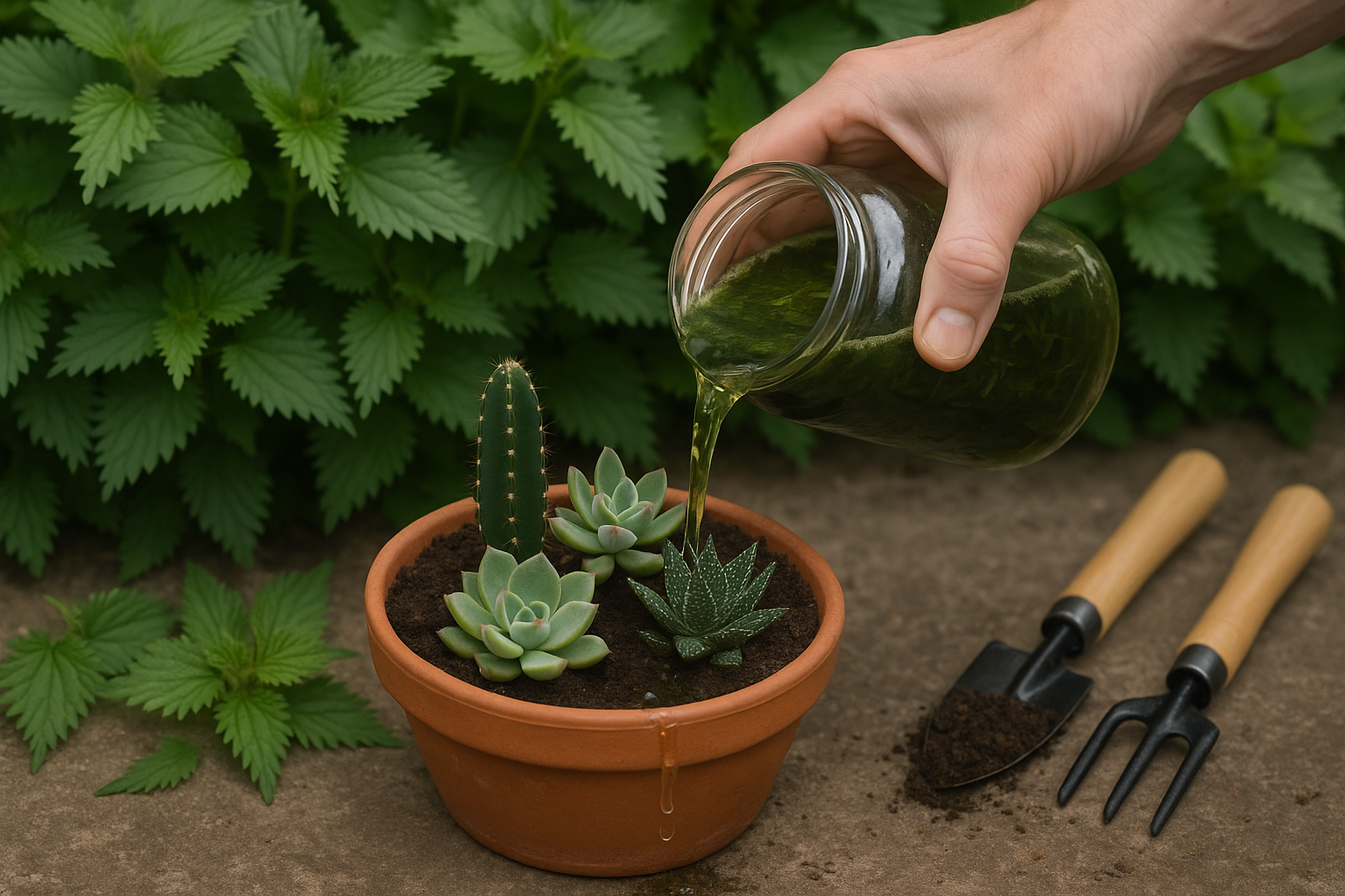 Come preparare il macerato di ortica: rimedio naturale per piante grasse sane e forti