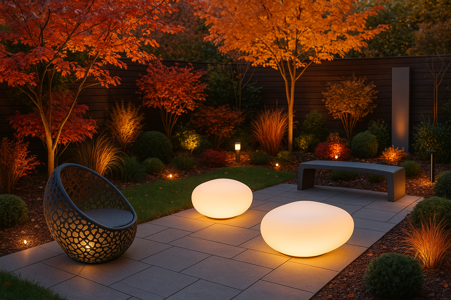 Arredare il giardino moderno: idee di design verde per l’autunno