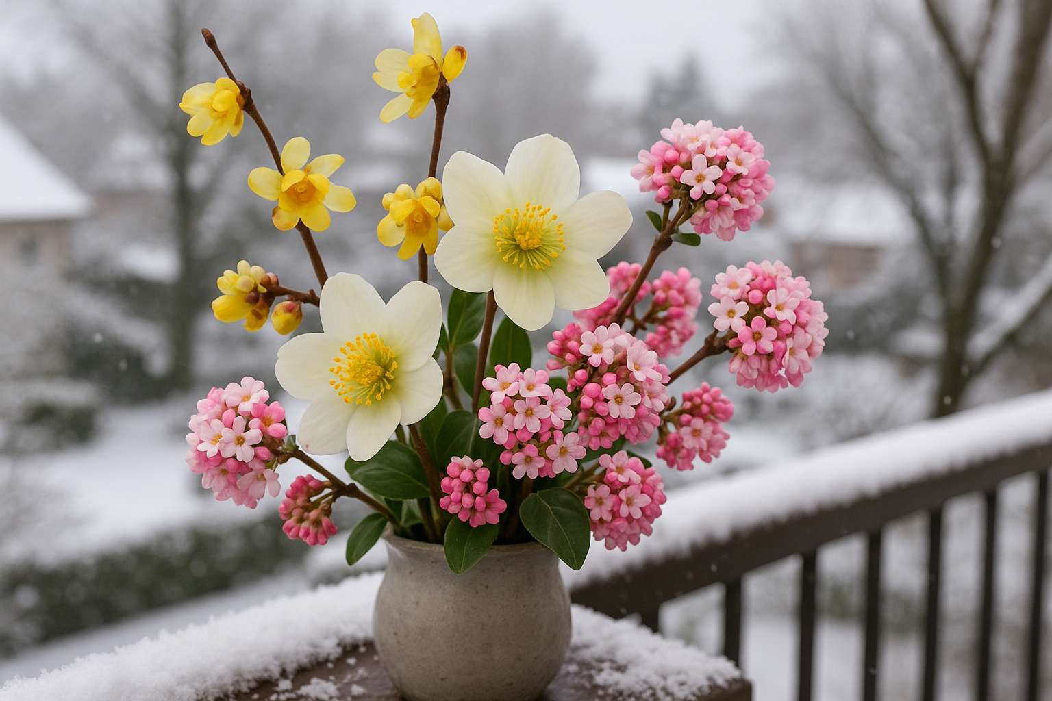 Fiori che profumano l’inverno: varietà ideali per giardini e balconi