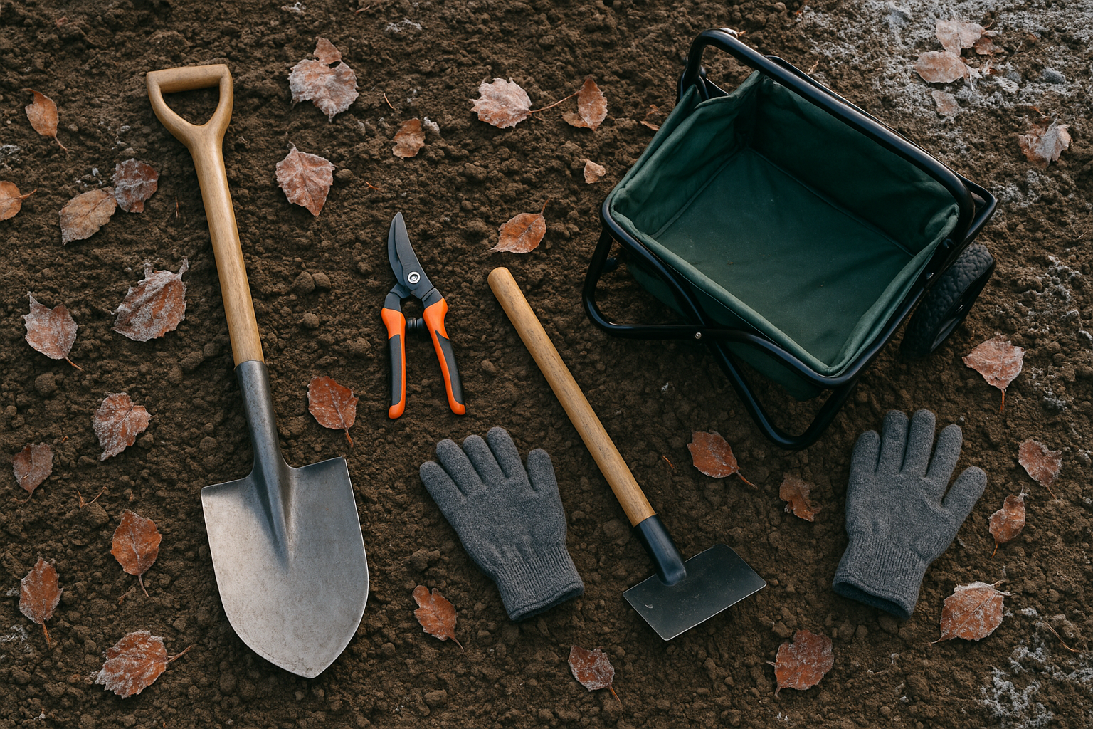 Gli attrezzi essenziali per la cura dell’orto in autunno e inverno: guida per neofiti ed esperti