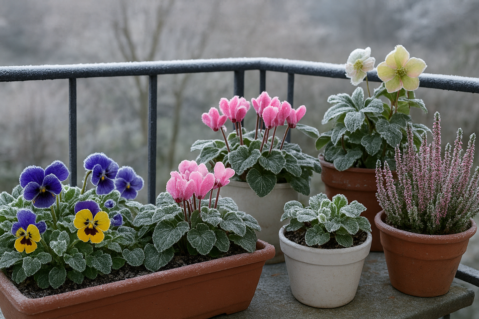 Fiori che sbocciano durante tutto l’inverno: varietà sorprendenti per balconi e aiuole