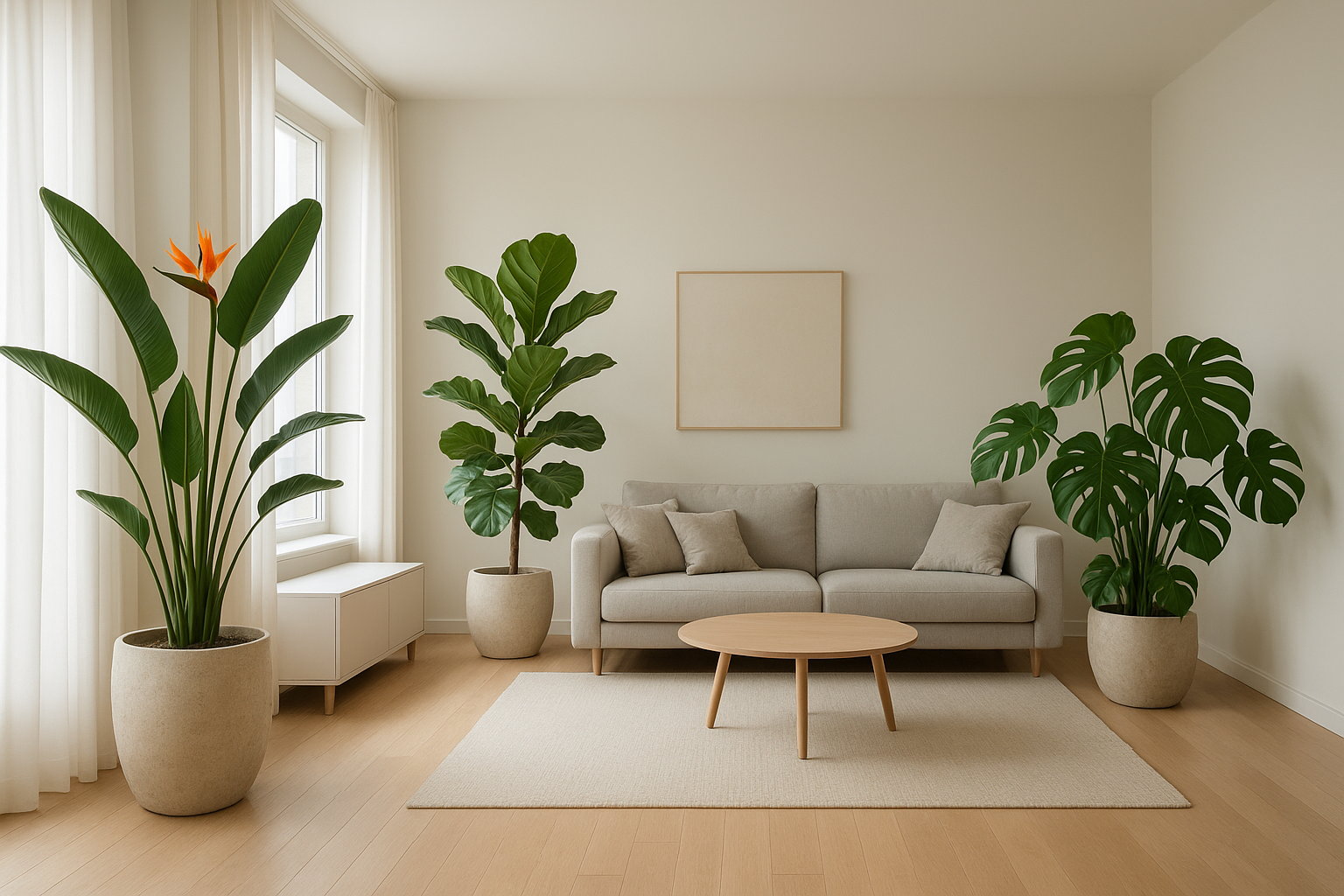 Piante da interno alte e a crescita rapida: idee per spazi luminosi e design moderno