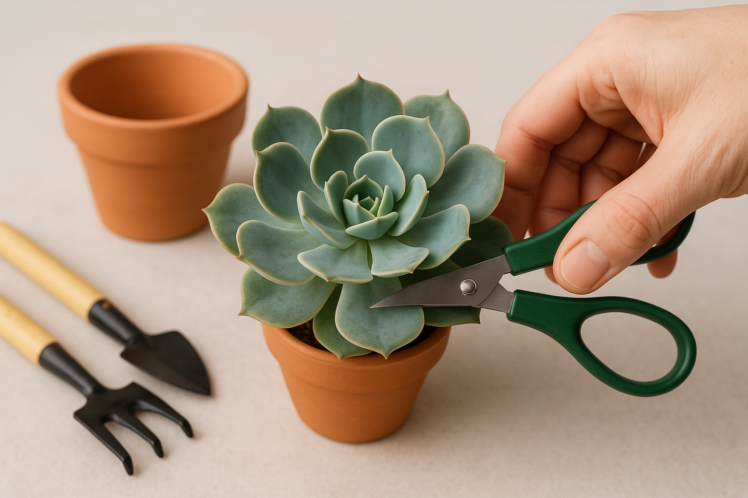 Piante grasse facili da moltiplicare in inverno con la tecnica della talea