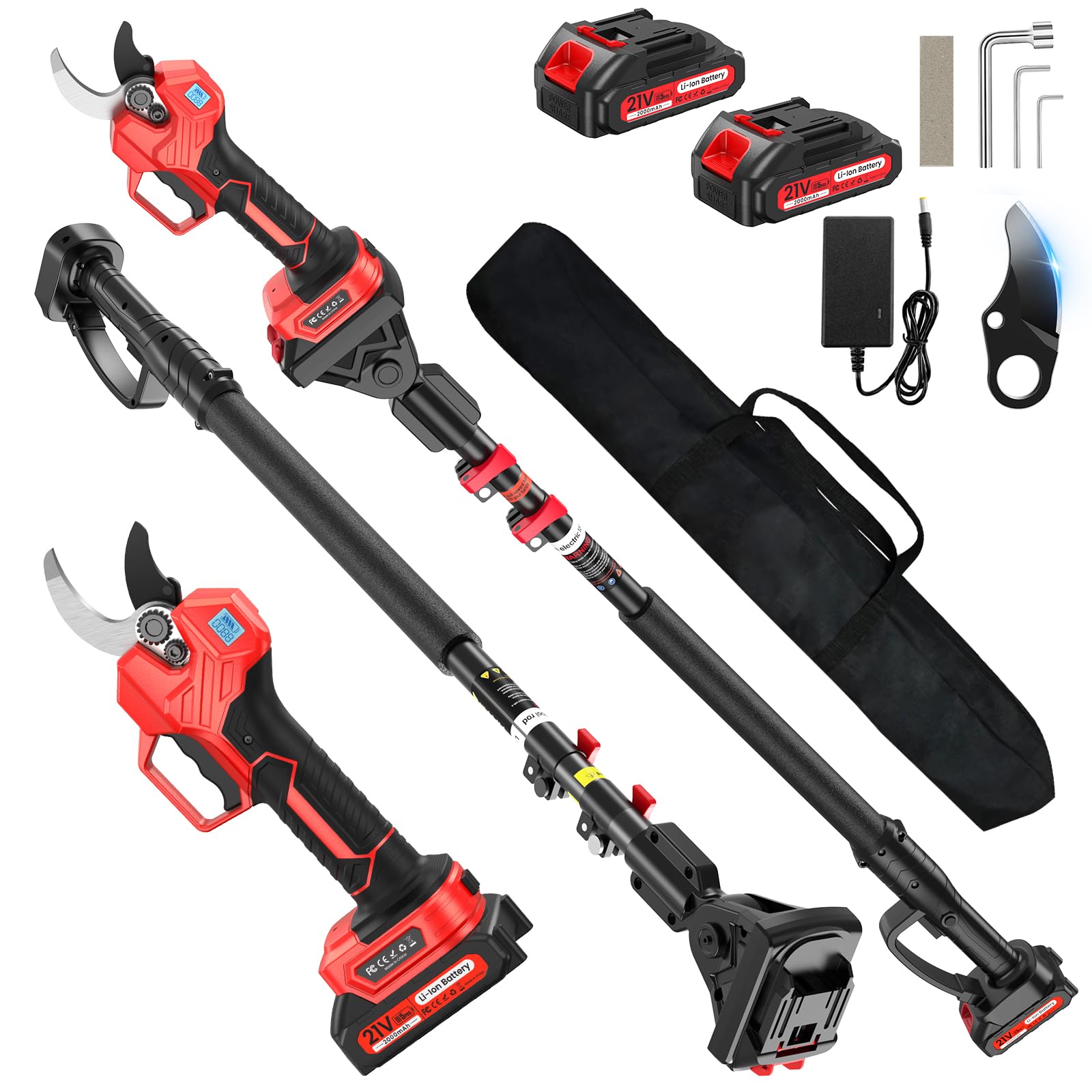 Forbici potatura a batteria con asta: la soluzione smart per potare in sicurezza