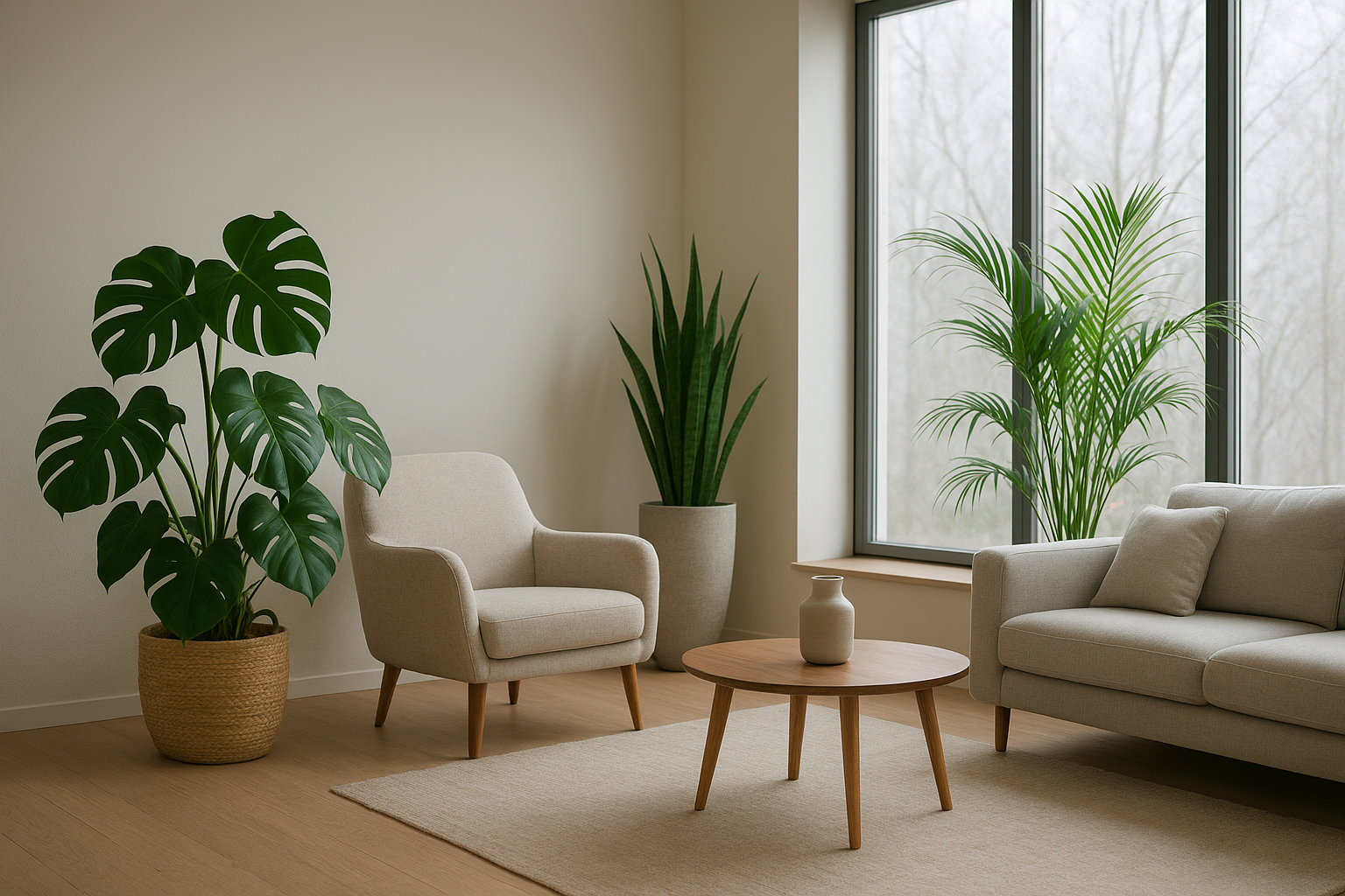 Piante da interno alte e resistenti per decorare la casa in inverno