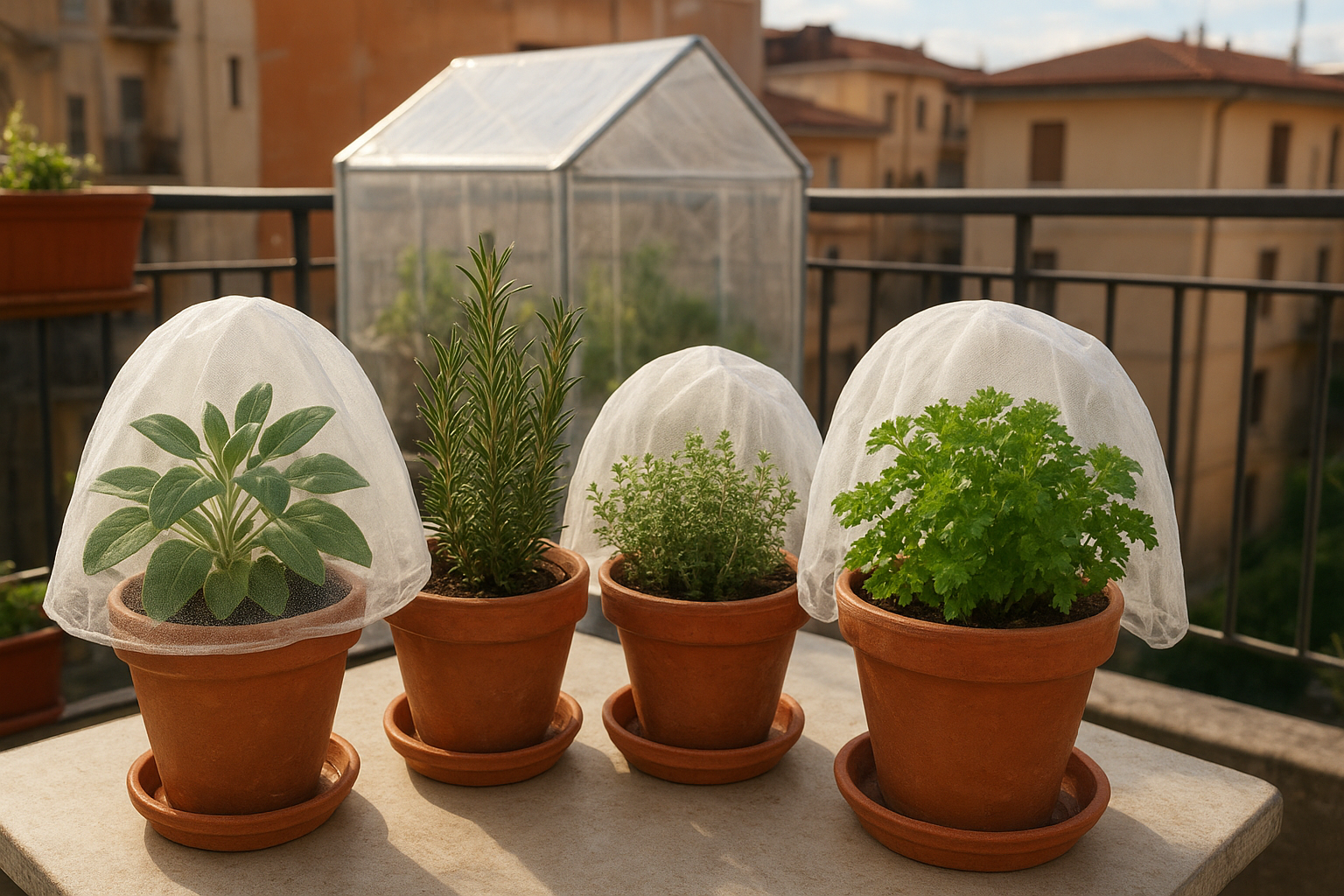 Coltivare erbe aromatiche in inverno: guida pratica per vaso, balcone e serra