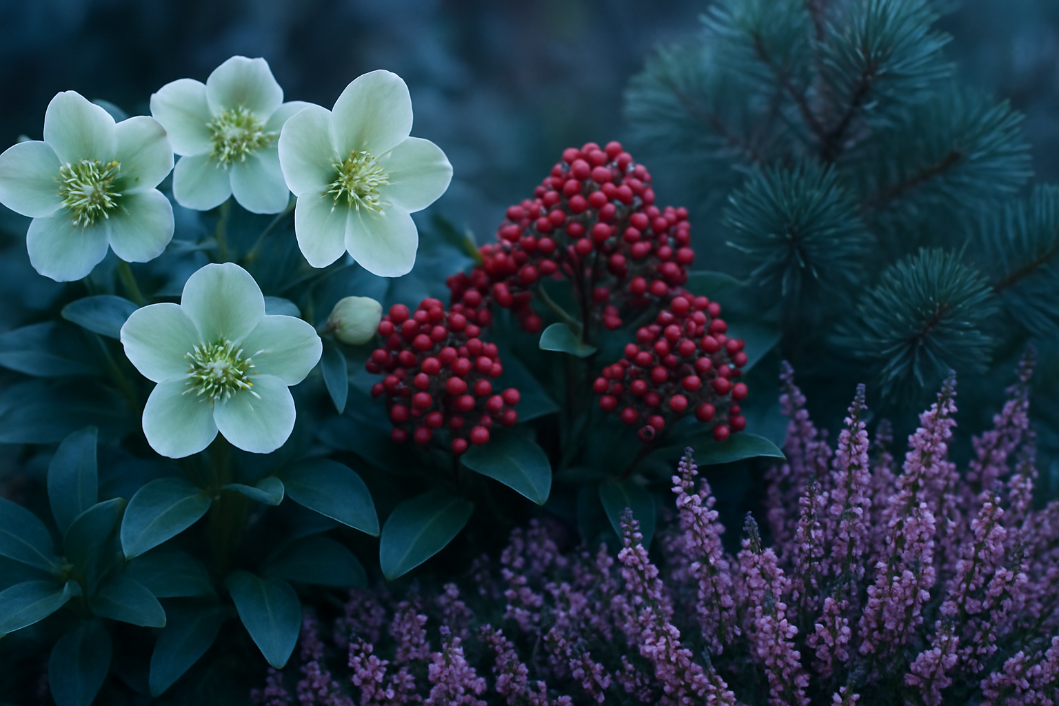 Piante da esterno che tollerano vento, freddo e brina: le top per il giardino di dicembre
