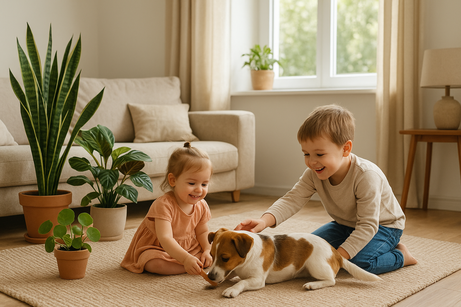 Le piante da interno più sicure per famiglie con bambini e animali
