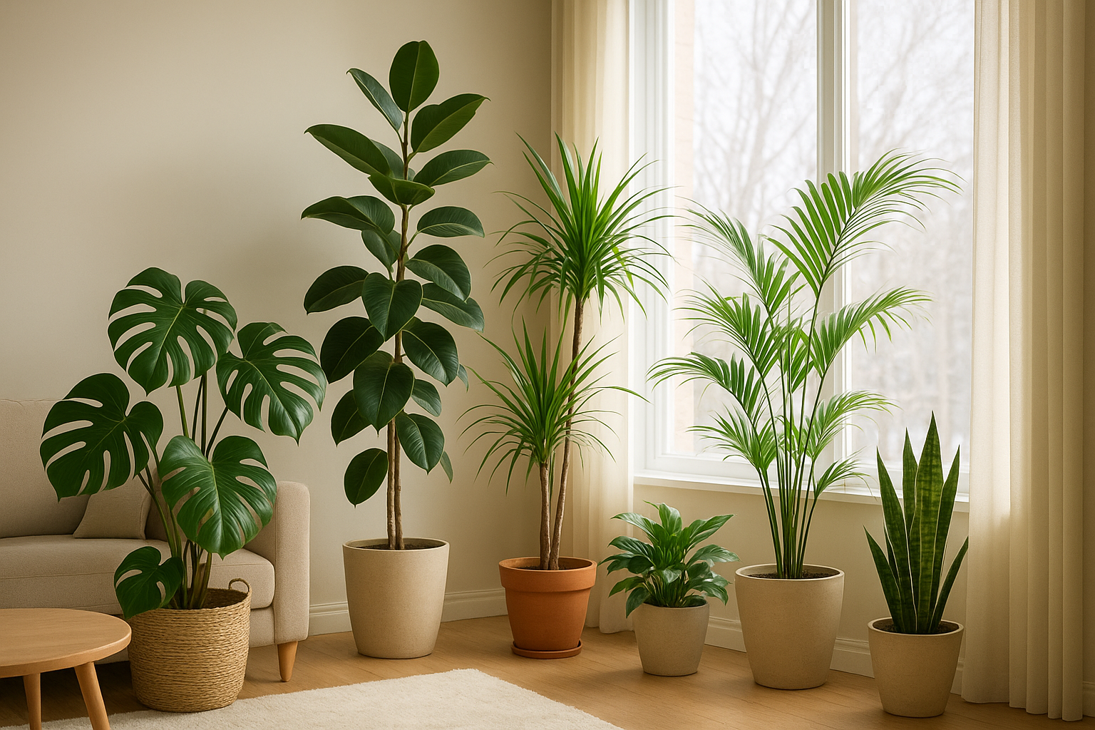 Le migliori piante da interno alte e resistenti da scegliere a dicembre