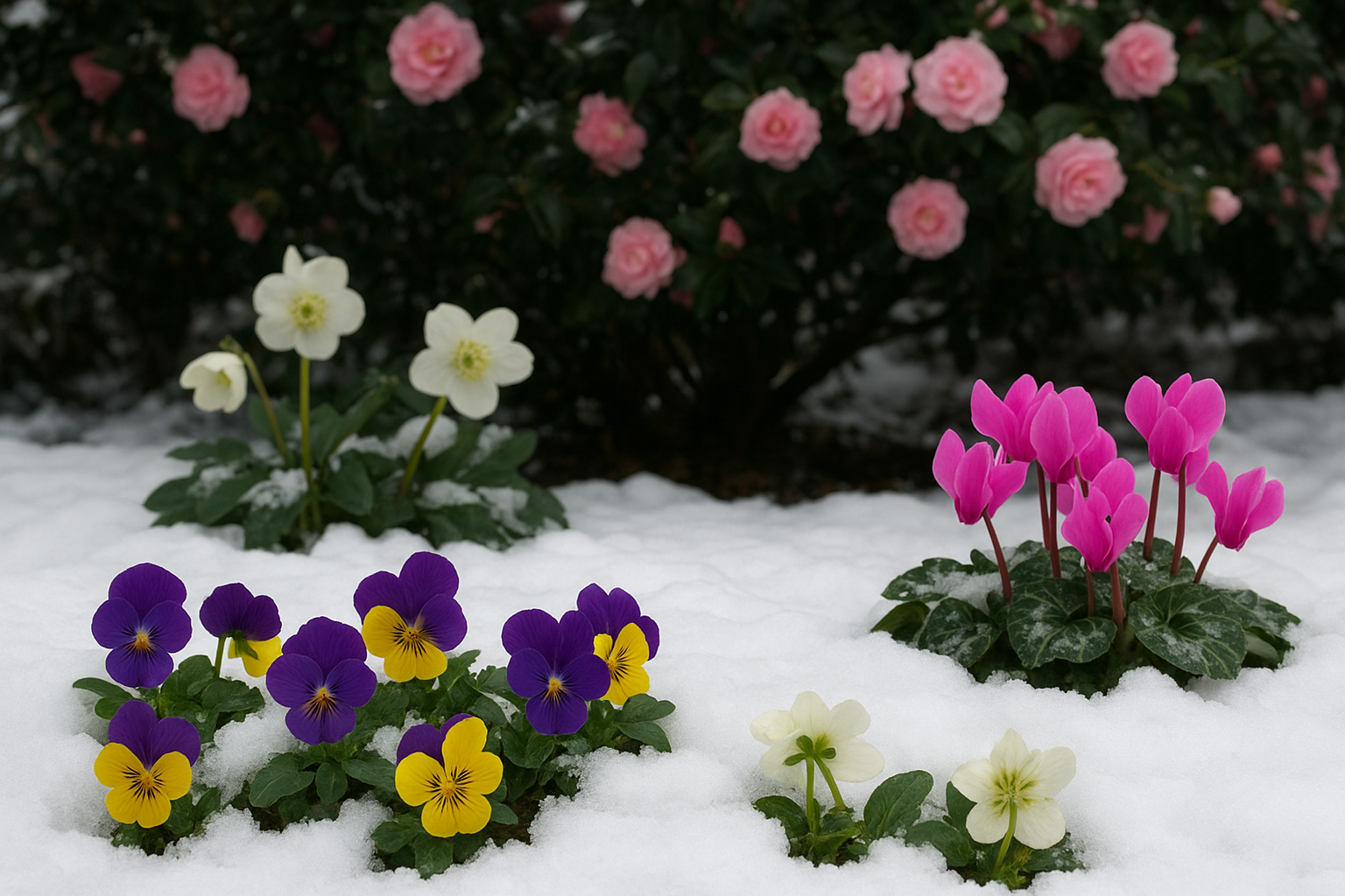 Fiori che donano colore al giardino anche in inverno: varietà consigliate per gennaio