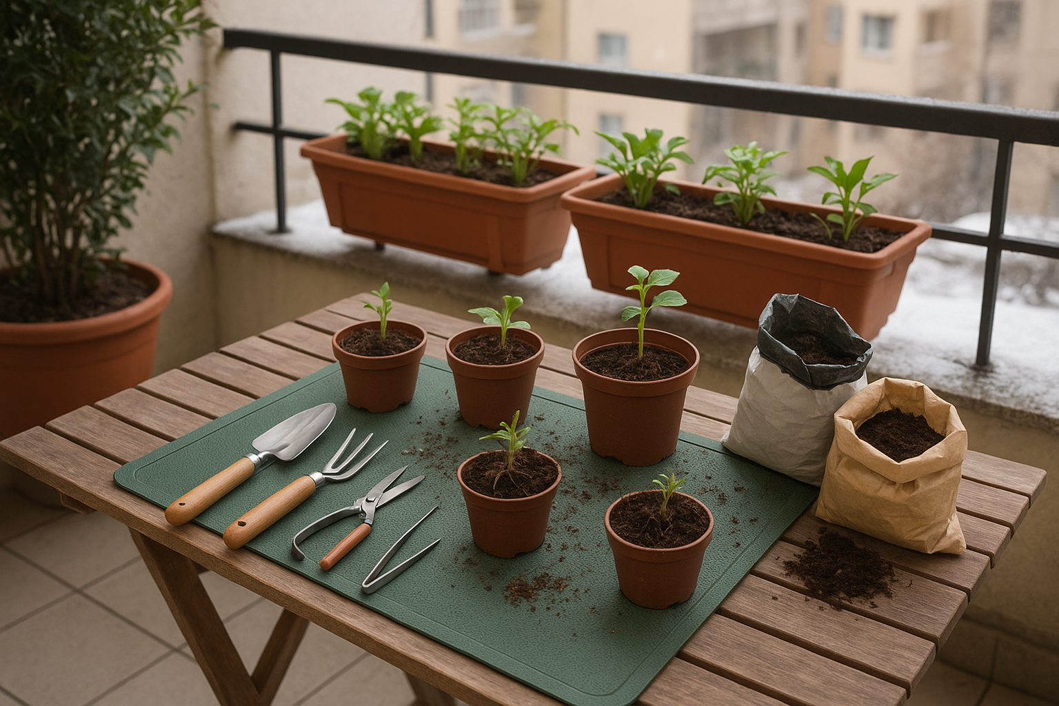 Come scegliere il set di trapianto perfetto per vaso e balcone: attrezzi indispensabili per i rinvasi di fine inverno