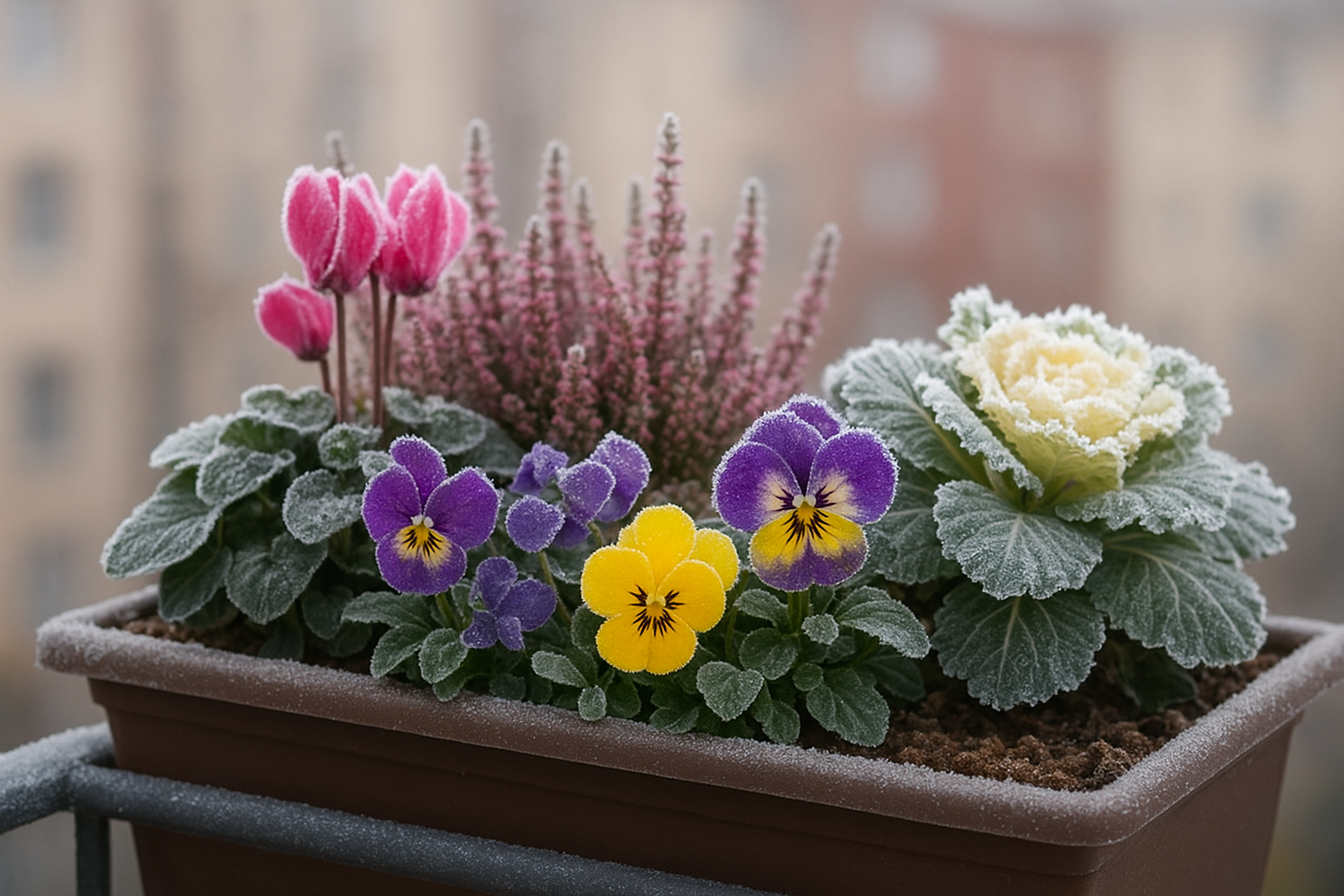 Fiori invernali da balcone: cosa fiorisce quando fa freddo
