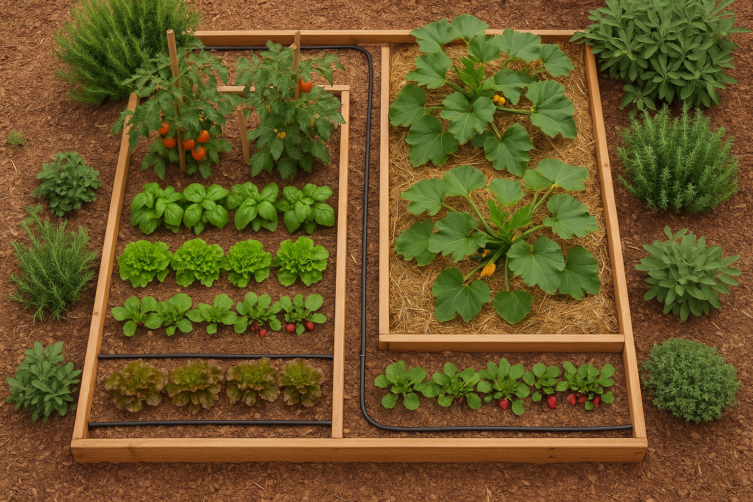 Come progettare un piccolo orto in giardino o su bancali: cosa piantare mese per mese