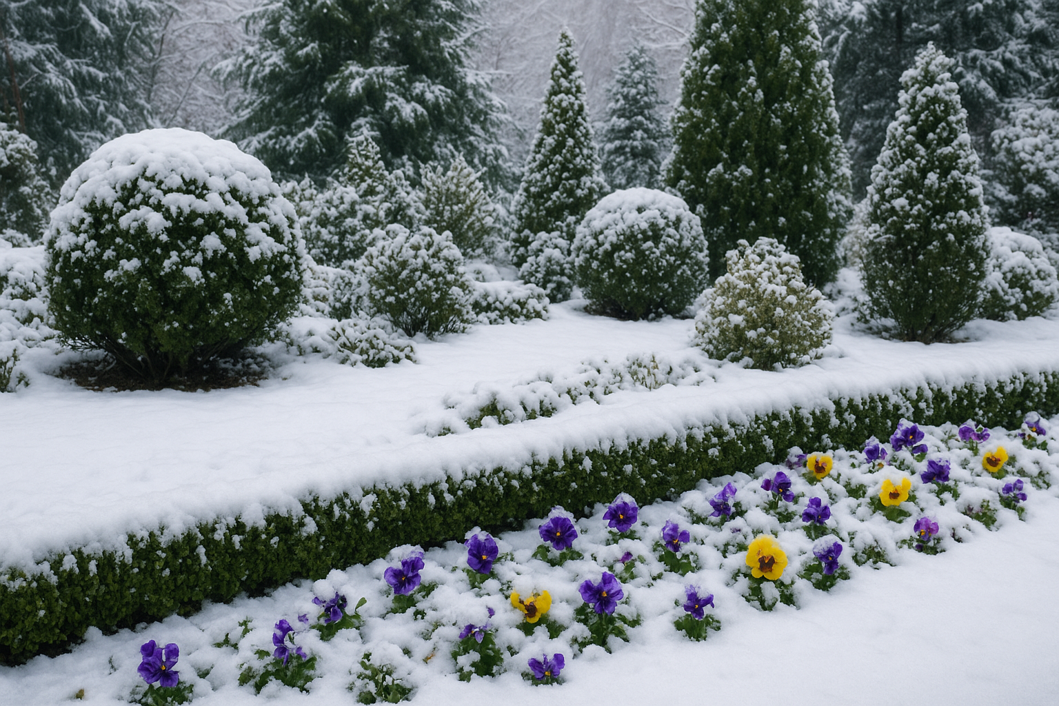 Piante da esterno che resistono a freddo, neve e vento: top varietà per il giardino di gennaio