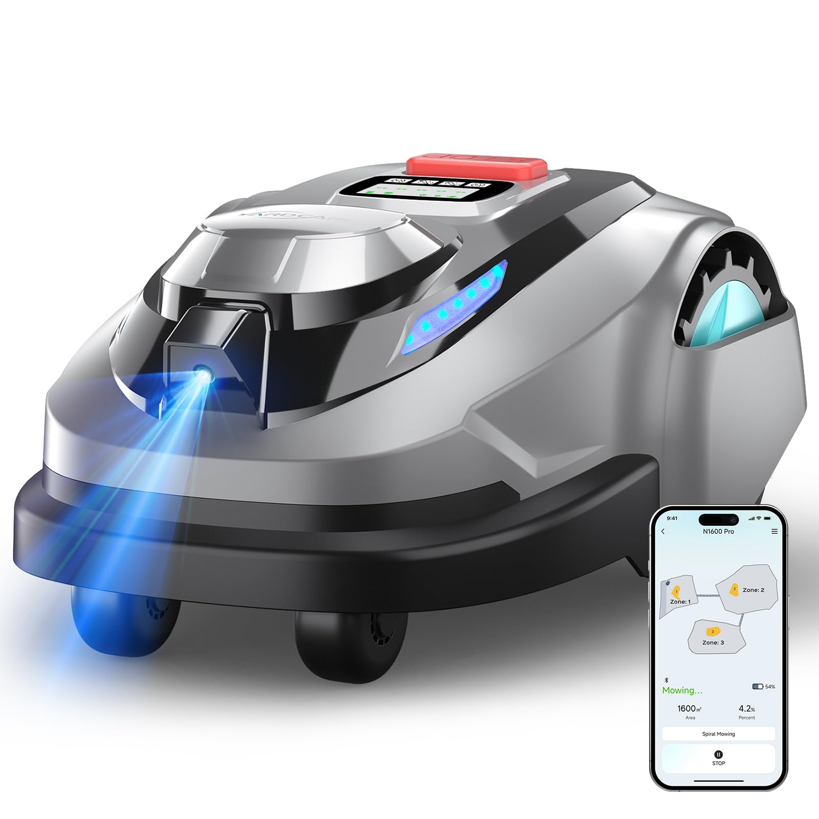 YARDCARE N1600PRO robot tagliaerba: tecnologia smart e comfort in giardino in offerta su Amazon