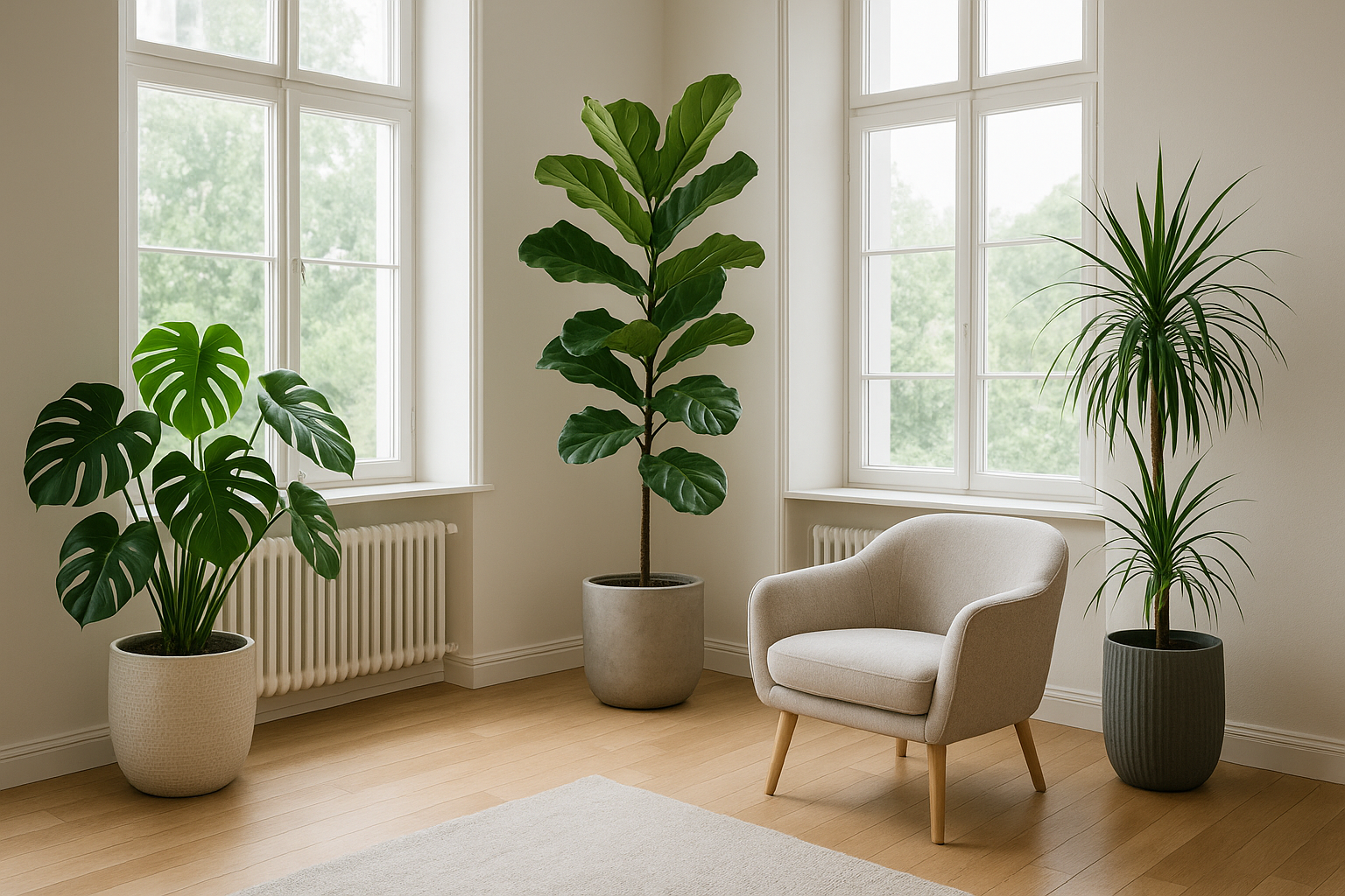 Le migliori piante da interno alte e resistenti alla casa riscaldata